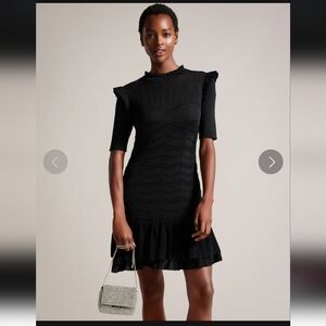 NWT Ted Baker Black Knit Dress
